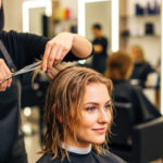 vecteezy professional hair stylist creates a chic new look for a 70468402